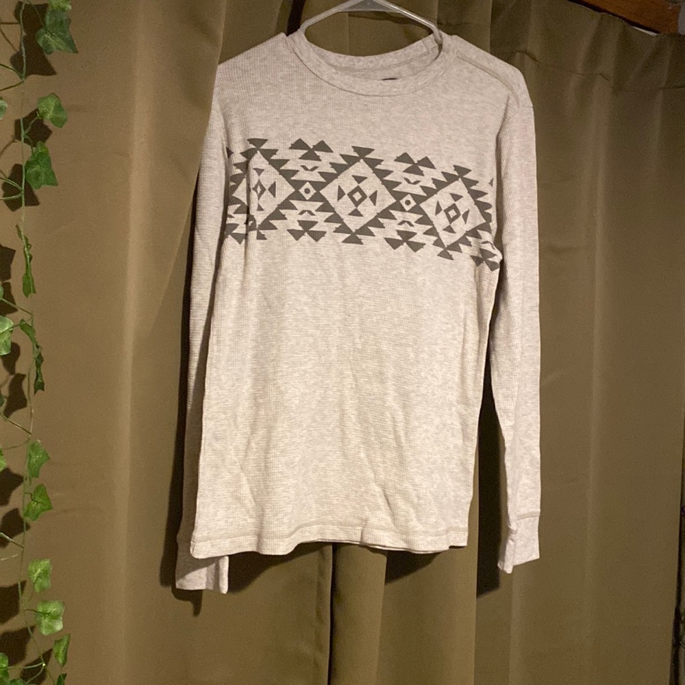 White patterned PJ shirt